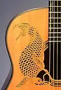 Carp Detail Guitar Inlay