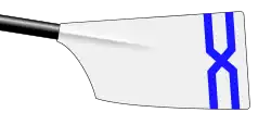 Image showing the rowing club's blade colours