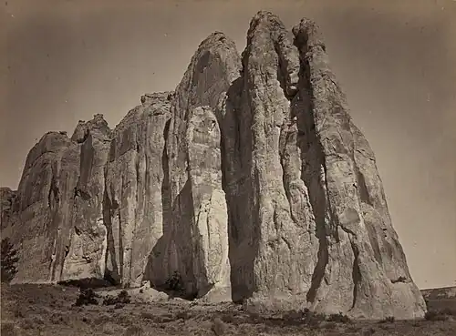 Inscription Rock, El Morro National Monument, 1873