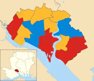 2006 results map