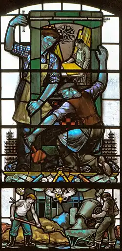 Carpenters and labourers