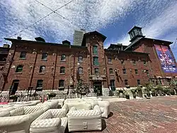 Spirit of York Distillery Co. building in July 2024