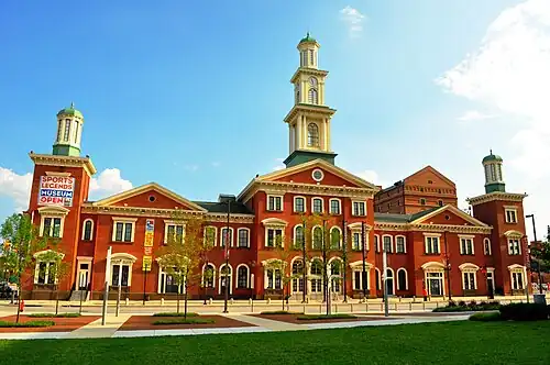 Former Sports Legends Museum (2005–2015) at historic Camden Street Station of the old Baltimore and Ohio Railroad