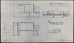 An image of drawng St.Cecilia's Hall Plan created by University of Edinburgh works department. 28.01.1960.