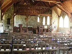 Interior of the church
