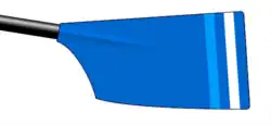 Image showing the rowing club's blade colours