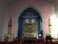 Chancel featuring the Pugin altar