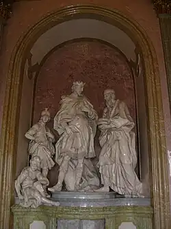 David receives sacral bread from the priest Ahimelech