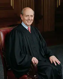 Official portrait of Stephen Breyer as Associate Justice of the Supreme Court of the United States