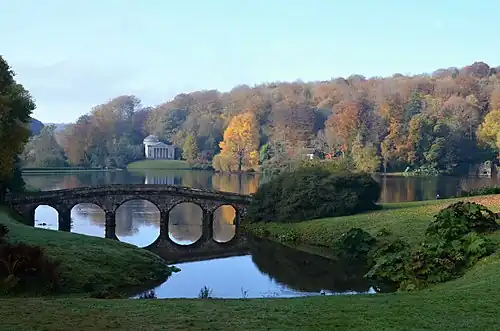 English landscape garden at Stourhead, UK, by Henry Hoare, the 1740s[214]