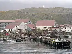 Ruins of the whaling station at Leith