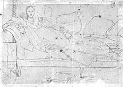 Study for a Portrait of Madame de Senonnes Ingres, 1813–14