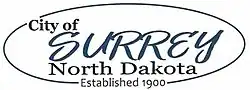 Official logo of Surrey, North Dakota