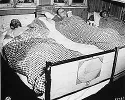 Survivors suffering from typhus