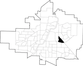 Sutherland Industrial location map