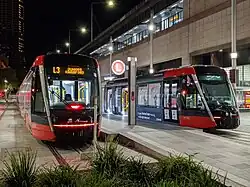 The station at night