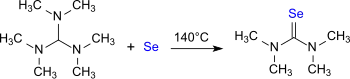 Synthesis of tetramethylselenourea with TDAM