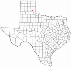 Location of Hedley, Texas