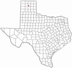 Location of Sanford, Texas