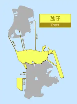 Area of Freguesia de Nossa Senhora do Carmo