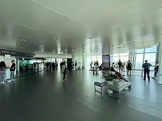 89F indoor observatory in Taipei 101