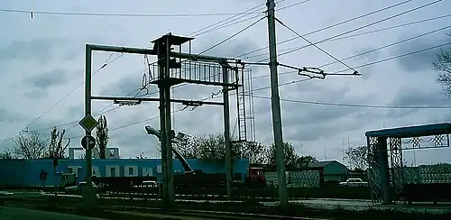 Entrance of Tashkent Aviation Production Association.