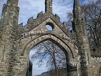 Taymouth Castle, Kenmore Gate entrance.