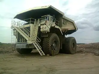A Terex 6300AC "Heavy Hauler", one of the biggest dump trucks in the world. c. 2000[10] Volvo began to acquire the brand in 2013, and dropped the name in 2021