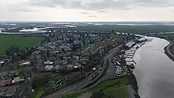 Terminous viewed from above