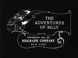 Black and white title card showing the film's title