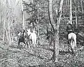 Robbers mount their horses