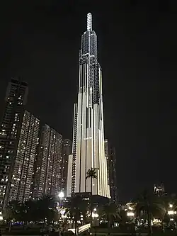 Landmark 81 at night
