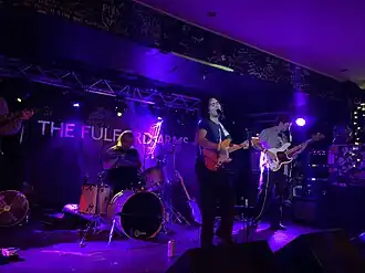 The Tubs performing onstage