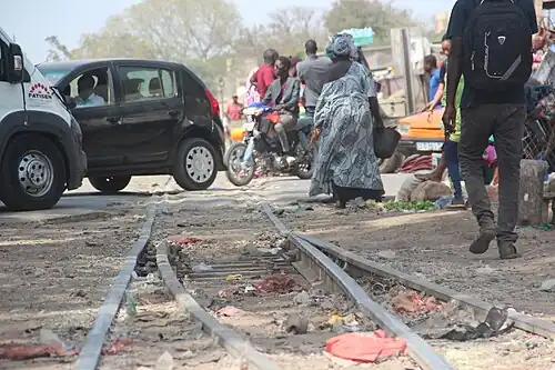 Level crossing in Senegal (2020)