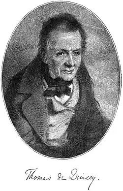 Illustration of Thomas De Quincey
