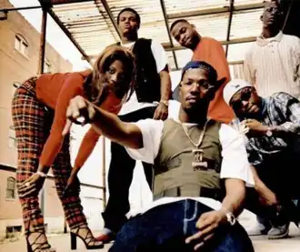 DJ Paul, Koopsta Knicca, Crunchy Black, Lord Infamous, Juicy J, and Gangsta Boo. Vibe magazine, 1998.