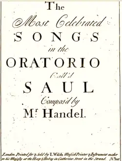 Walsh's Handel for amateurs, 1740