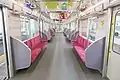 Interior of a Tokyo Metro 05N series (13th batch)