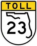 State Road 23 marker
