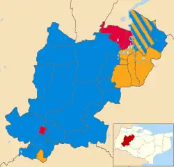2003 results map