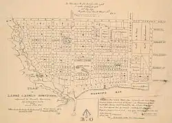 Plans for the "New Town extension" were drafted shortly after York was reincorporated as Toronto, in 1837.