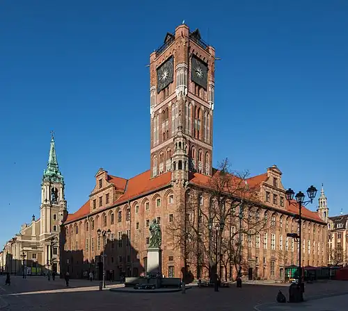 Toruń town hall, inspiration for the Red Town Hall