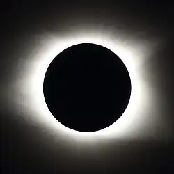 Totality as seen from Newberry, South Carolina