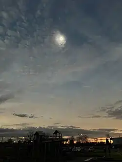 Totality over Ripley, New York