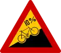 Κ-45δ Steep hill upwards for cyclist