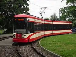 Flexity Classic (NGT6) in service at Strzyża PKM in Gdańsk, Poland