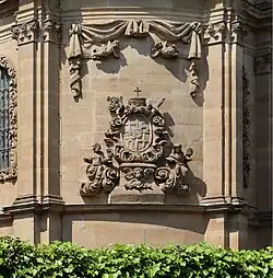 Coat of arms of Johann Hugo von Orsbeck, from 1676 to 1711 Archbishop of Trier