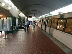 Twinbrook (opened 1984) is a typical original above-ground station.