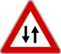 Two-way traffic ahead