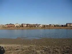 View of a Lisgar subdivision from Ninth Line near Britannia Road